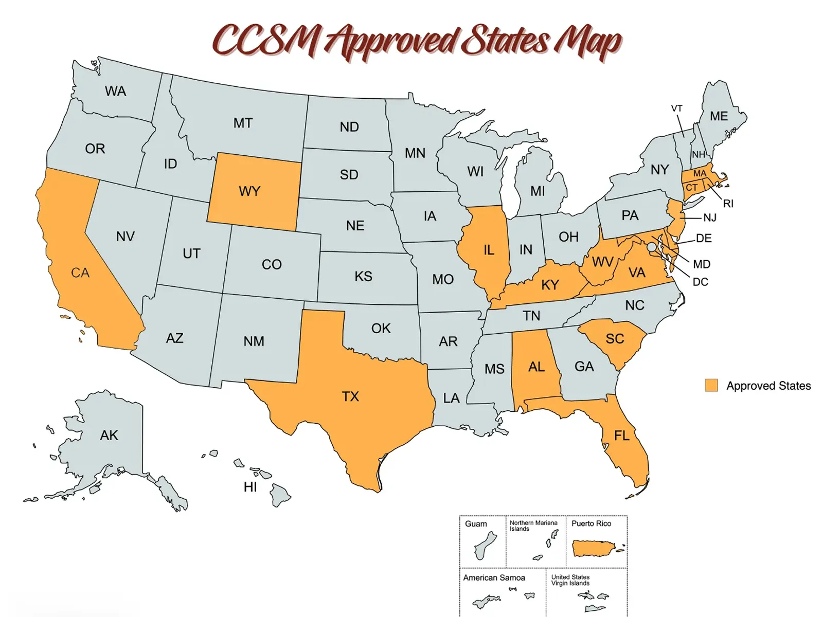 commonsensemidwifery-approved-states-map2 Commonsense Midwifery - Approved States Map